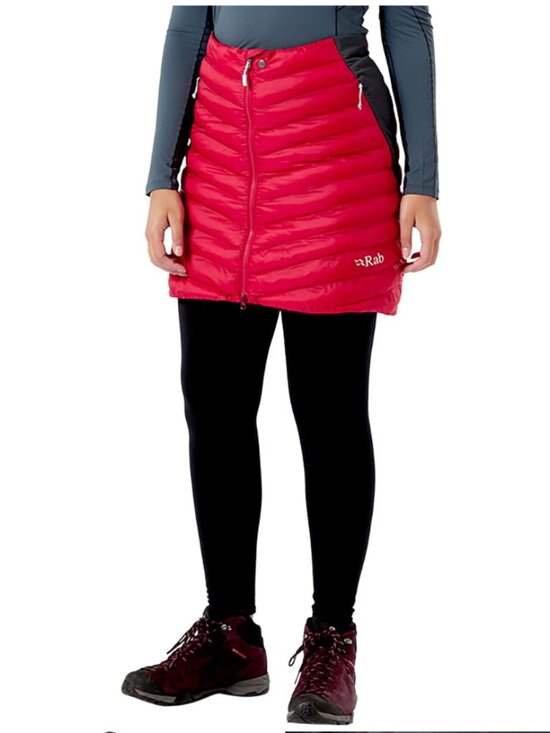 Rab Dresses & Skirts - Rab Cirrus Insulated Puffer Quilted Skirt Red Women's Small Winter Layers